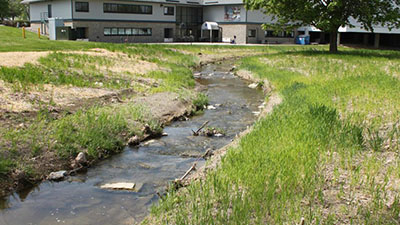 A creek at the Kentucky Horse Park