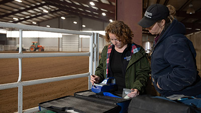 Morgan Hayes, assistant professor in the Department of Biosystems and Agricultural Engineering