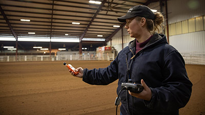 Morgan Hayes, assistant professor in the Department of Biosystems and Agricultural Engineering